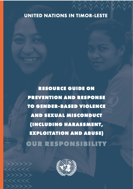Resource Guide on Prevention and Response to Gender-Based Violence and Sexual Misconduct (Including Harassment, Exploitation and Abuse)