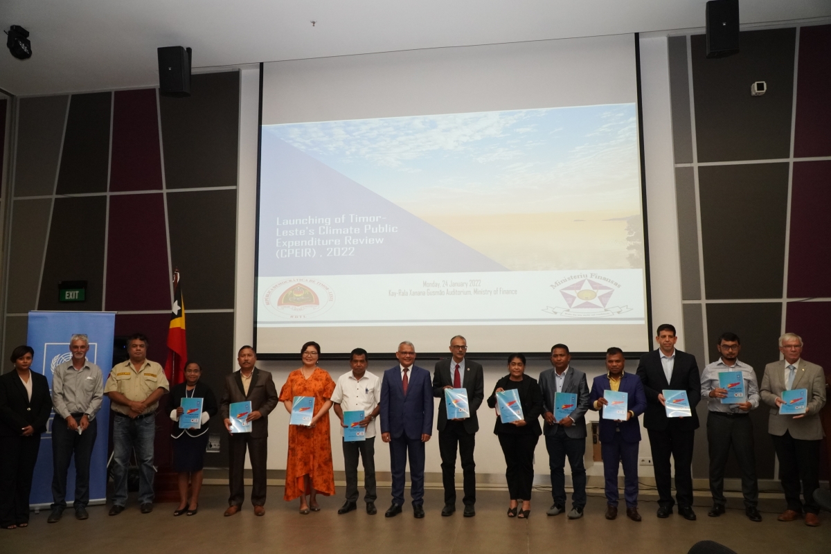 Launch Of Timor Leste’s Climate Public Expenditure Review (CPEIR)