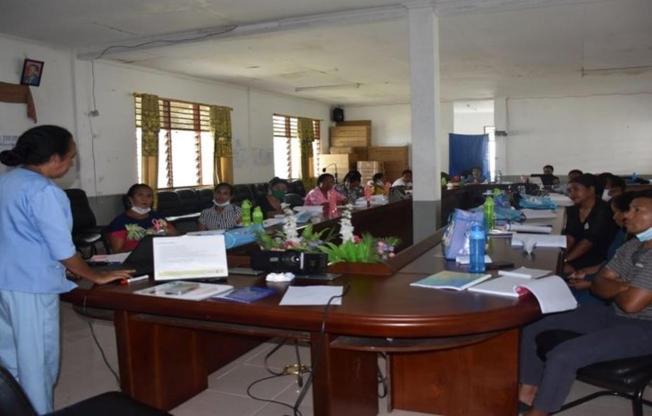 Participants attending a ten-day comprehensive family planning training in Aileu municipality. © UNFPA Timor-Leste