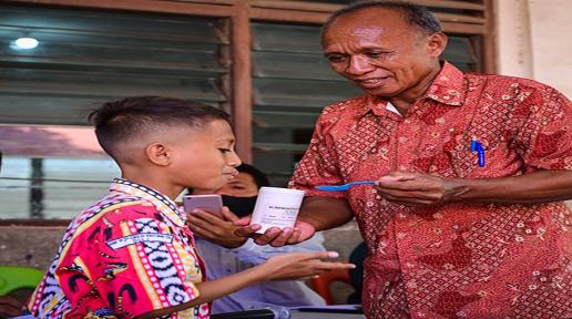 92% children covered under deworming drive in three municipalities in Timor-Leste